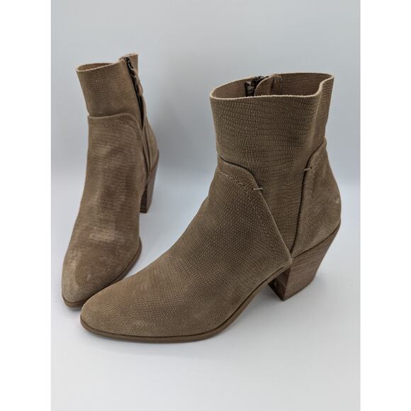 SPLENDID | CHERIE ROUND TOE BLOCK HEEL ZIP-UP | SIZE 9 - Picture 1 of 11